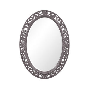 Suzanne 37 X 27 inch Glossy Charcoal Wall Mirror
