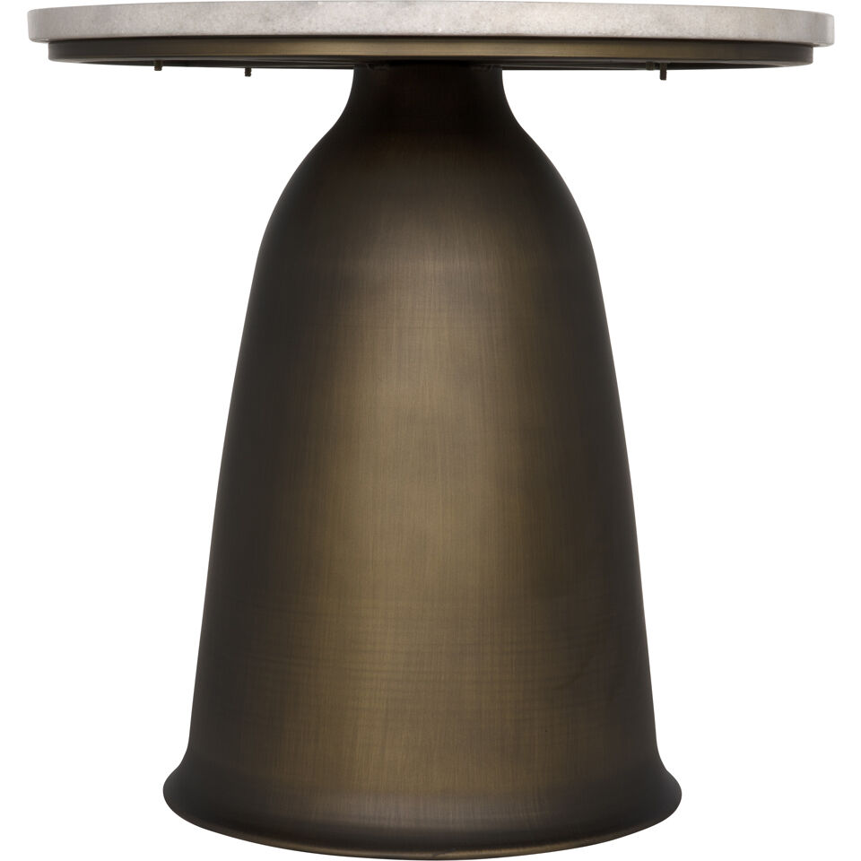 Aiden 18 X 18 inch Aged Brass Side Table