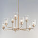 Acadia 9 Light 34.75 inch Heritage Chandelier Ceiling Light