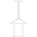 Timber Ridge 1 Light 9 inch Satin Black Pendant Ceiling Light in Amber Mica