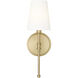 Adorra Wall Sconce Wall Light in Vintage Brass