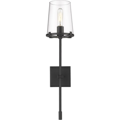 Callista 1 Light 6.5 inch Matte Black Wall Sconce Wall Light