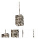 Modello 1 Light 7 inch Chrome Mini Pendant Ceiling Light