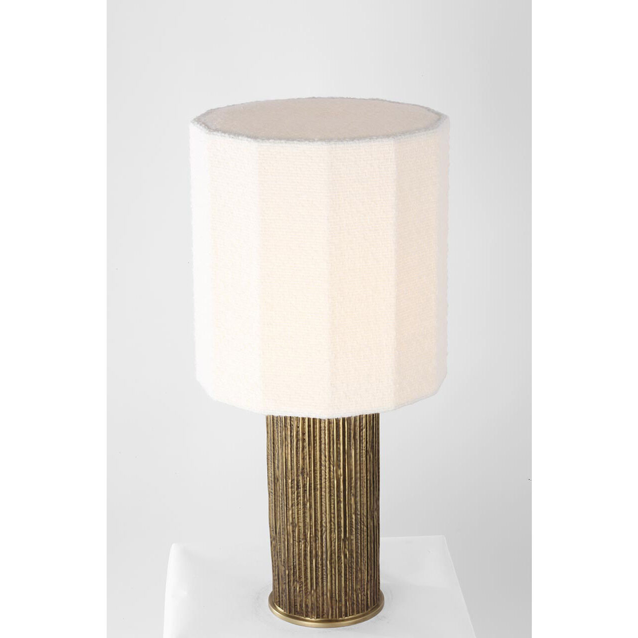 Anne-Marie Barton Fumar 23.5 inch 15.00 watt Ridged Tombac Table Lamp Portable Light