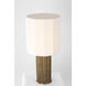 Anne-Marie Barton Fumar 23.5 inch 15.00 watt Ridged Tombac Table Lamp Portable Light