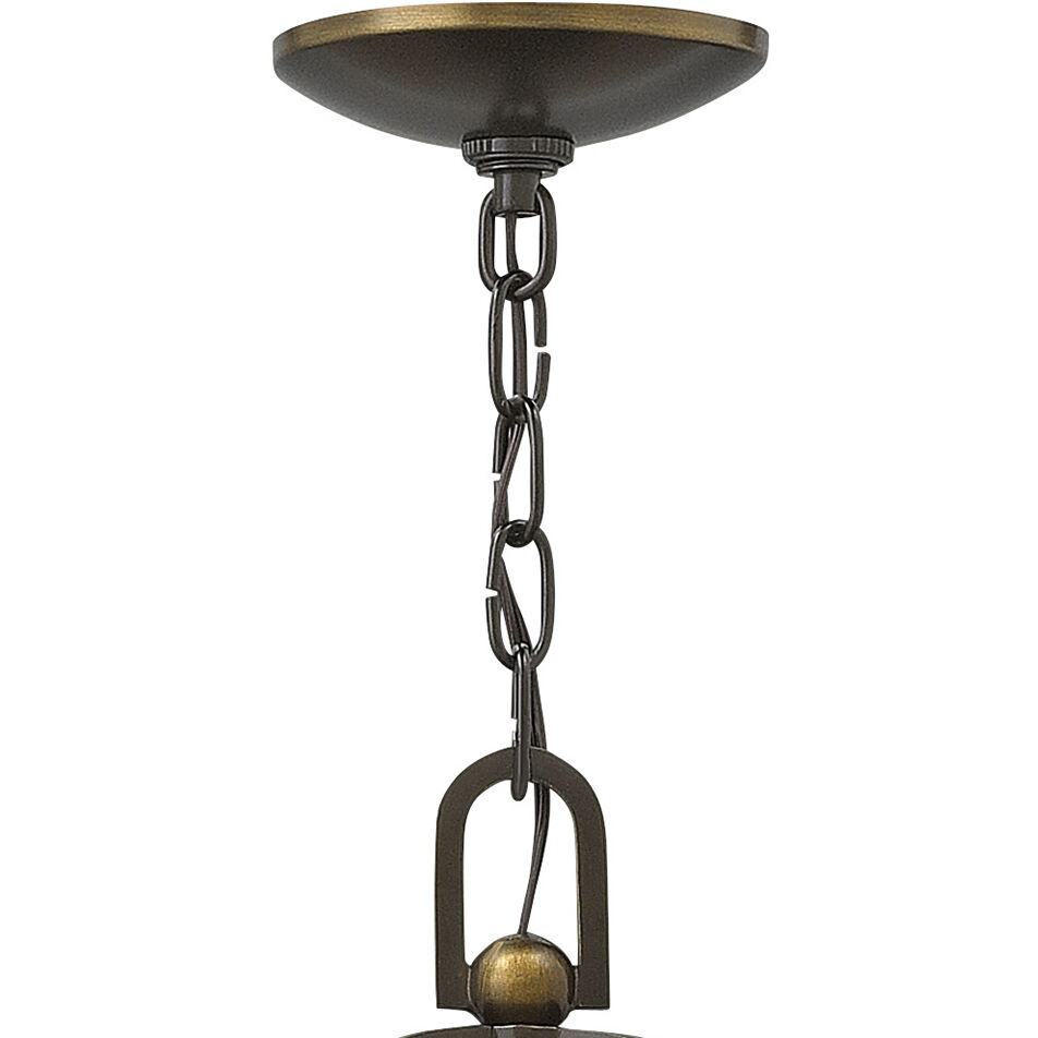 Bolla 3 Light 11 inch Olde Bronze Outdoor Hanging Lantern