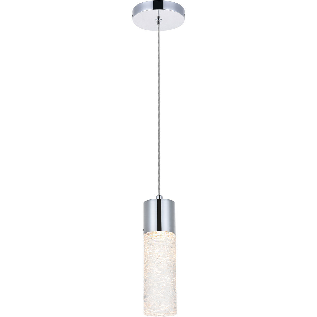 Constellation LED 5 inch Chrome Pendant Ceiling Light