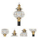 Harbor 1 Light 20.5 inch Flemish Brass Large Outdoor Post Top Lantern