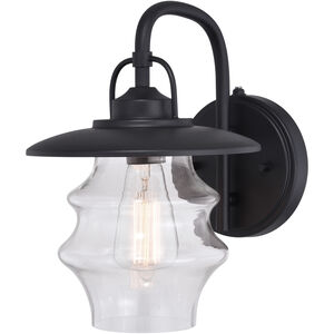 Glenn LED 12.5 inch Textured Black Outdoor Wall