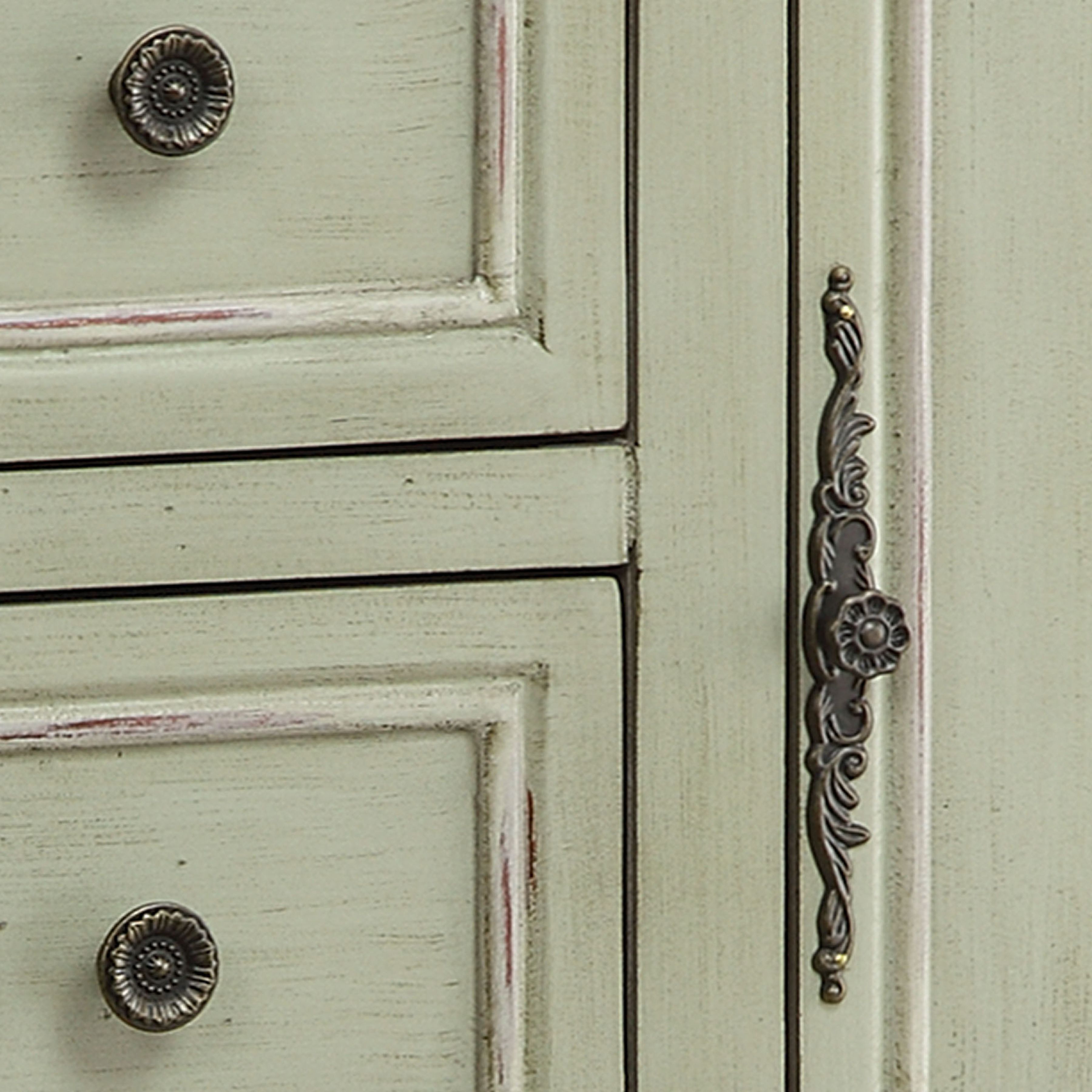Chesapeake Antique Green with Dark Bronze Cabinet