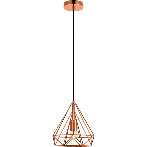 Jago 1 Light 10 inch Copper Pendant Ceiling Light