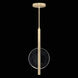 Selene 2 Light 11 inch Gold Pendant Ceiling Light
