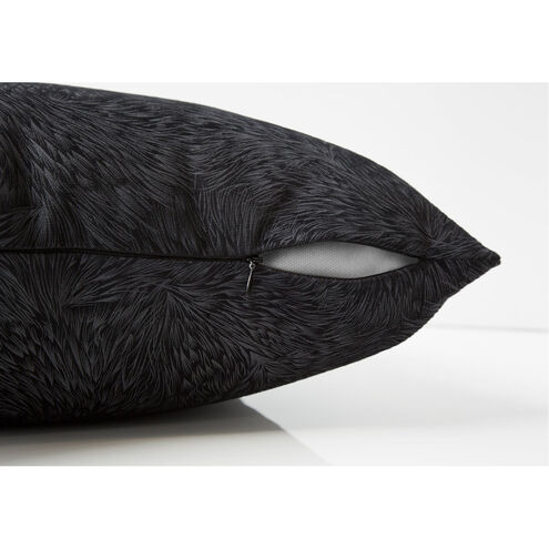 Glenville 18 X 6 inch Black Pillow