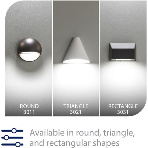 Tyler 12 2.8 watt Black Deck and Patio Lighting in 3000K, WAC Landscape