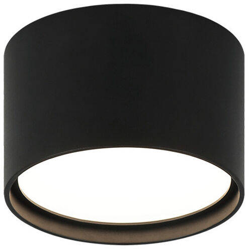 Caravon LED 5.5 inch Matte Black Flush Mount Ceiling Light