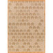 Alameda 36 X 24 inch Burnt Orange, Ivory, Taupe, Khaki Rug