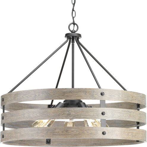 Camps Bay 5 Light 28 inch Graphite Pendant Ceiling Light