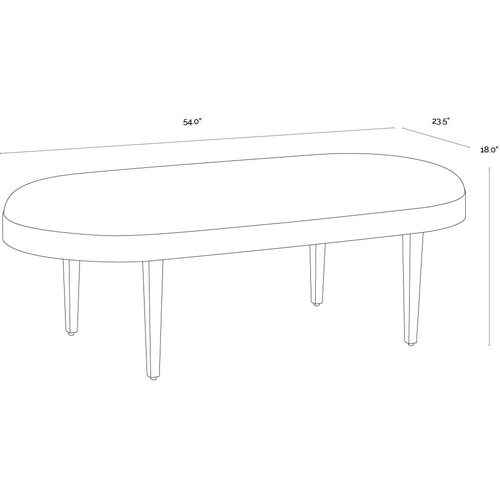 Jolie Black Sky Bench