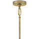 Ana 12 Light 58 inch Heritage Brass Chandelier Ceiling Light