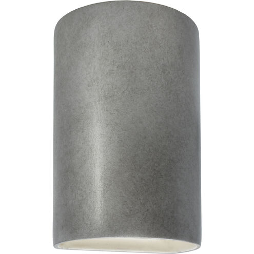 Ambiance LED 6 inch Antique Silver ADA Wall Sconce Wall Light