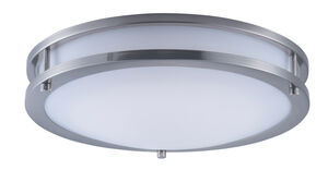 Linear LED LED 14 inch Satin Nickel Flush Mount Ceiling Light