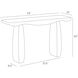 Melt 53 X 30 inch Smoke Outdoor Console