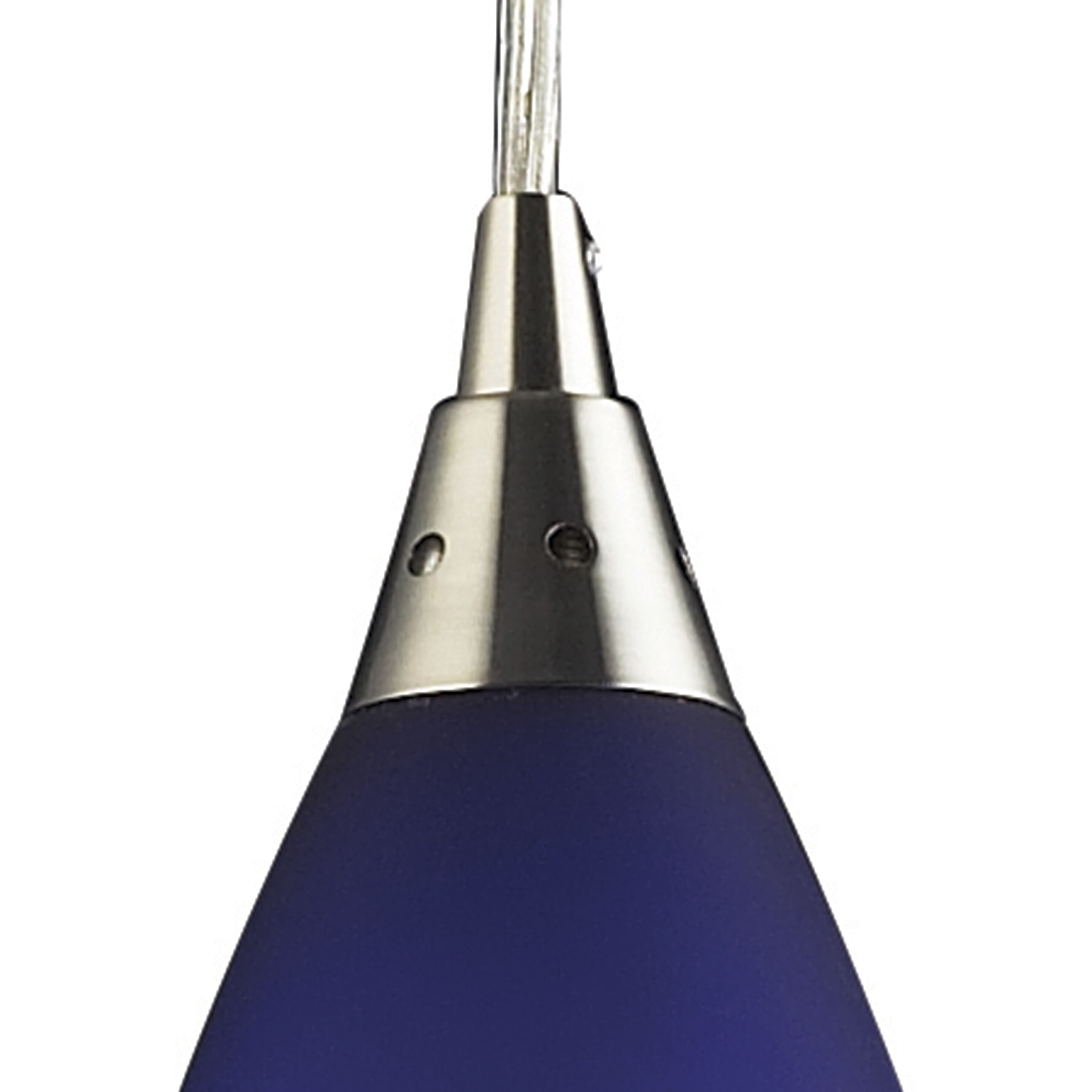 Vesta 1 Light 5 inch Satin Nickel Mini Pendant Ceiling Light