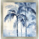 Indigo Paradise Blue and White Framed Art