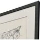 Antique Dog Sketch Beige and Neutral Framed Art