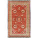 Geisha 96 X 60 inch Rust, Charcoal, Camel, Taupe, Mustard Rug