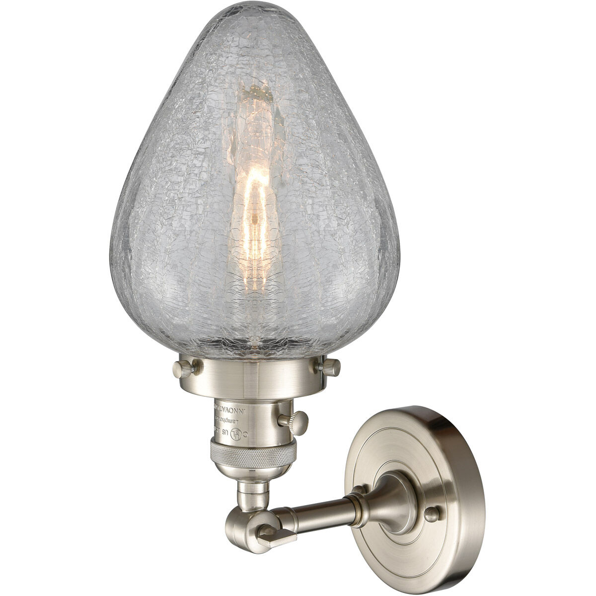 Franklin Restoration Geneseo 1 Light 7 inch Brushed Satin Nickel Sconce Wall Light, Franklin Restoration
