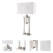 Precision 36 inch 150.00 watt Brushed Nickel Table Lamp Portable Light