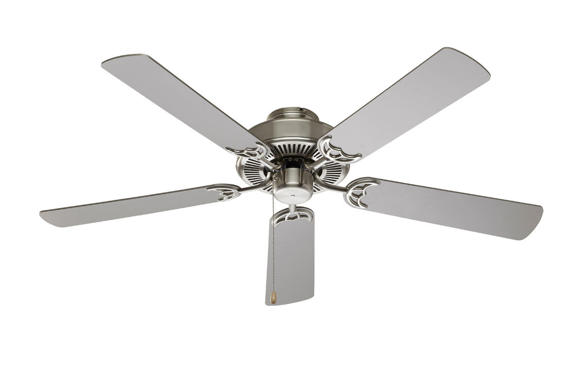 Seltzer 52 inch Brushed Nickel Ceiling Fan