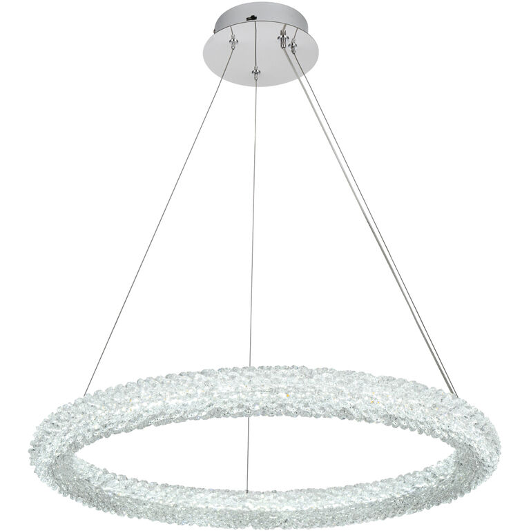 Bowen 1 Light 26 inch Chrome Chandelier Ceiling Light