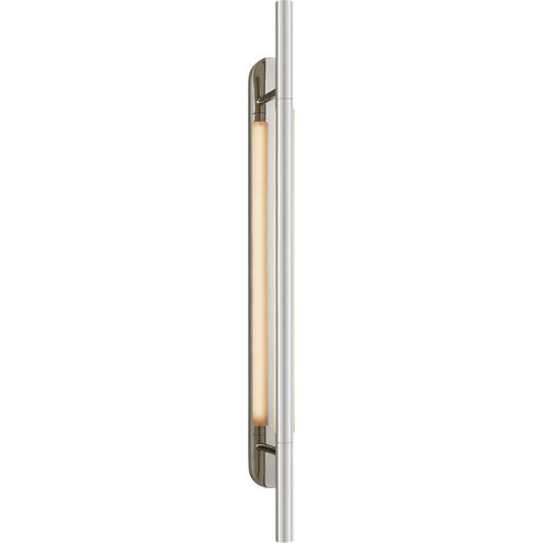 Kelly Wearstler Rousseau LED 2.5 inch Polished Nickel Bracketed Sconce Wall Light, Large