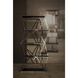 Pisa 77 X 25 X 25 inch Matte Black Shelf