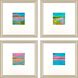 Propac Pink and Multi and Blue and Green Framed Art, Propac