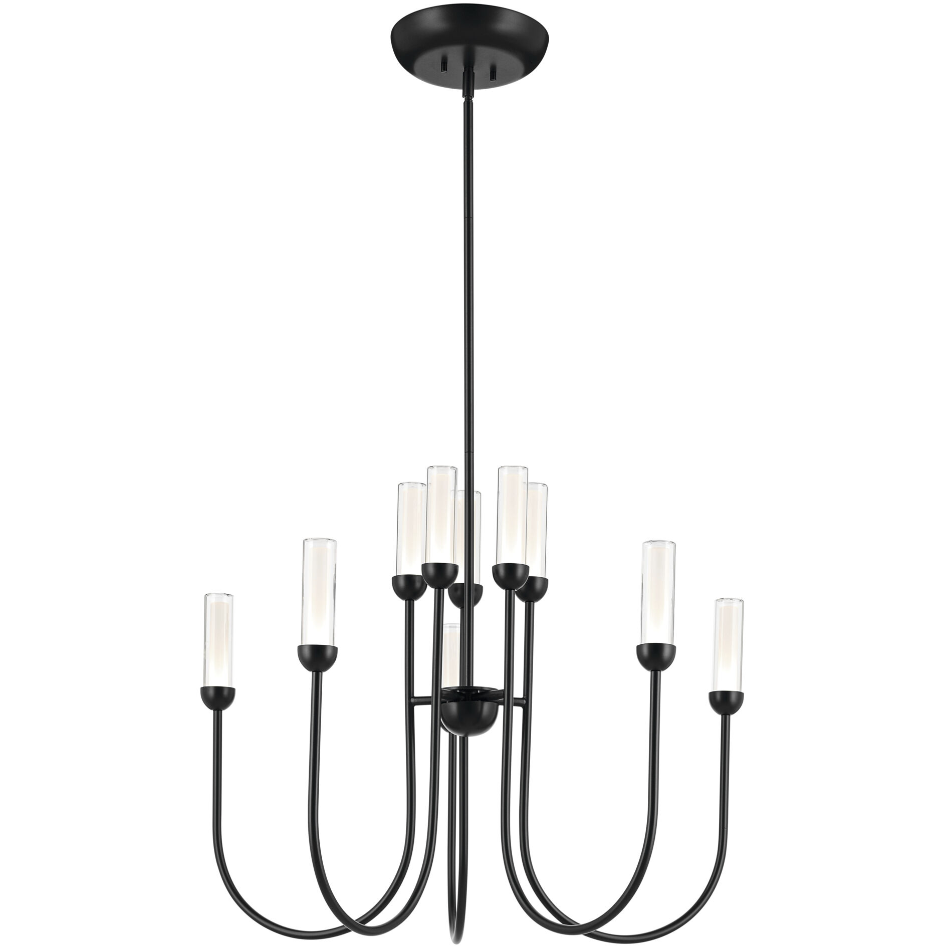 Moraine LED Black Chandelier Ceiling Light