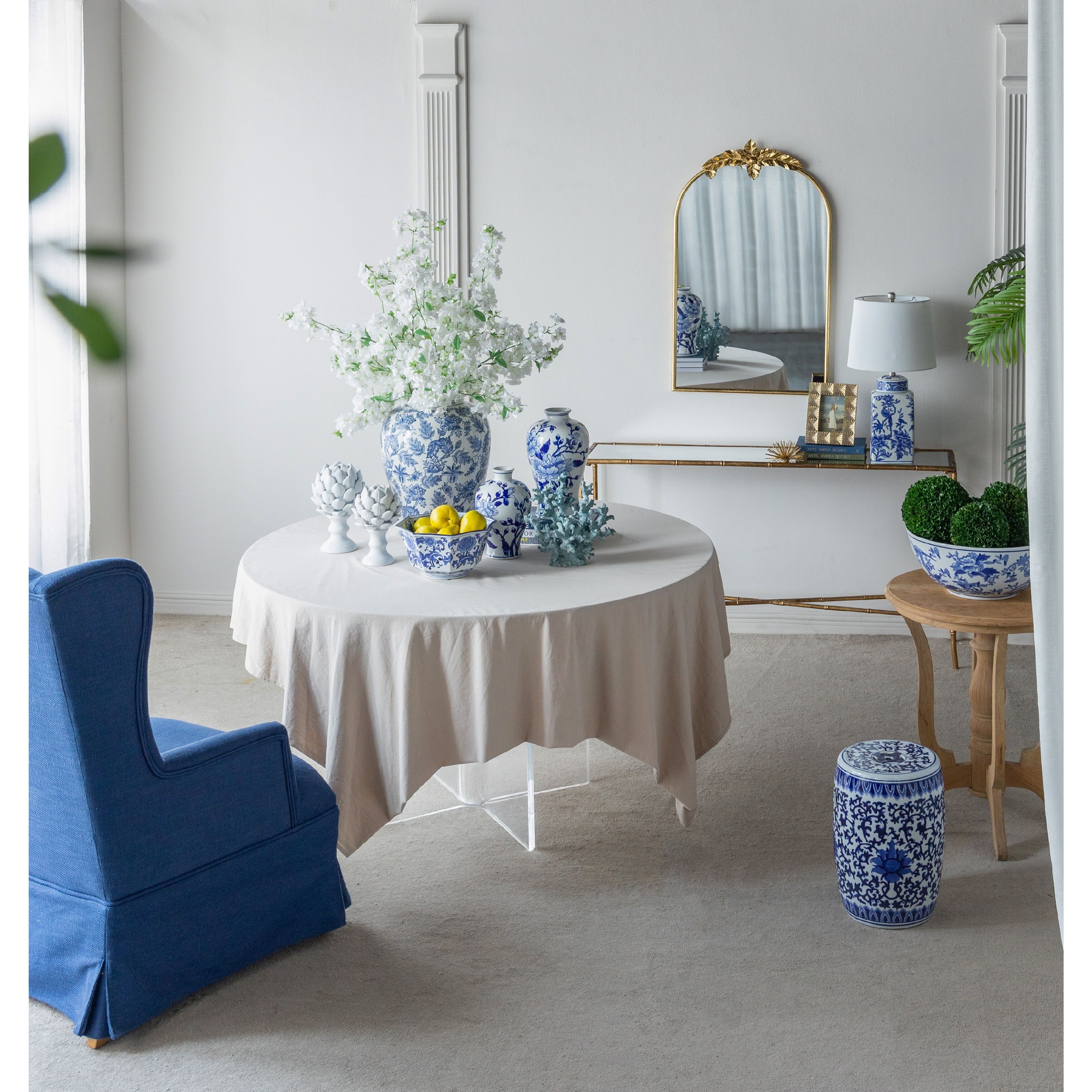 Curved 13 X 8 inch Vase