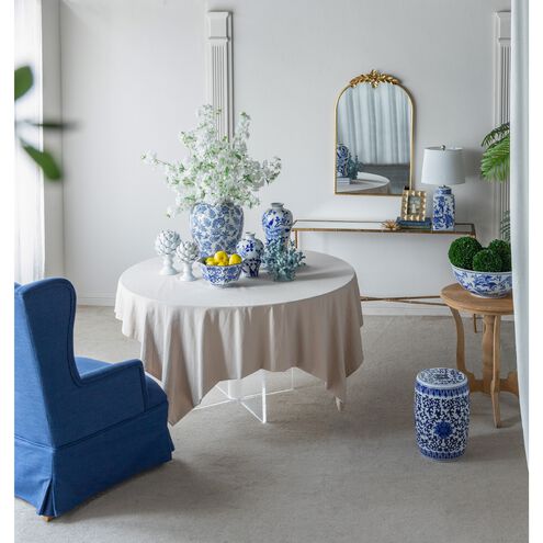 Curved 13 X 8 inch Vase