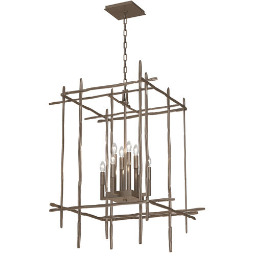 Tura 8 Light 28 inch Bronze Chandelier Ceiling Light, Large