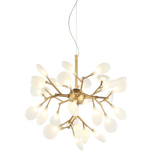 Hydragea Bloom LED 20 inch Gold Pendant Ceiling Light