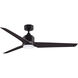 TriAire Custom 56 inch Dark Bronze with Dark Walnut Blades Indoor/Outdoor Smart Ceiling Fan, Kit