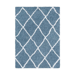 Urban Shag 35 X 24 inch Denim/White Rugs, Rectangle