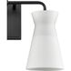 Brookville 2 Light 15 inch Matte Black Vanity Light Wall Light