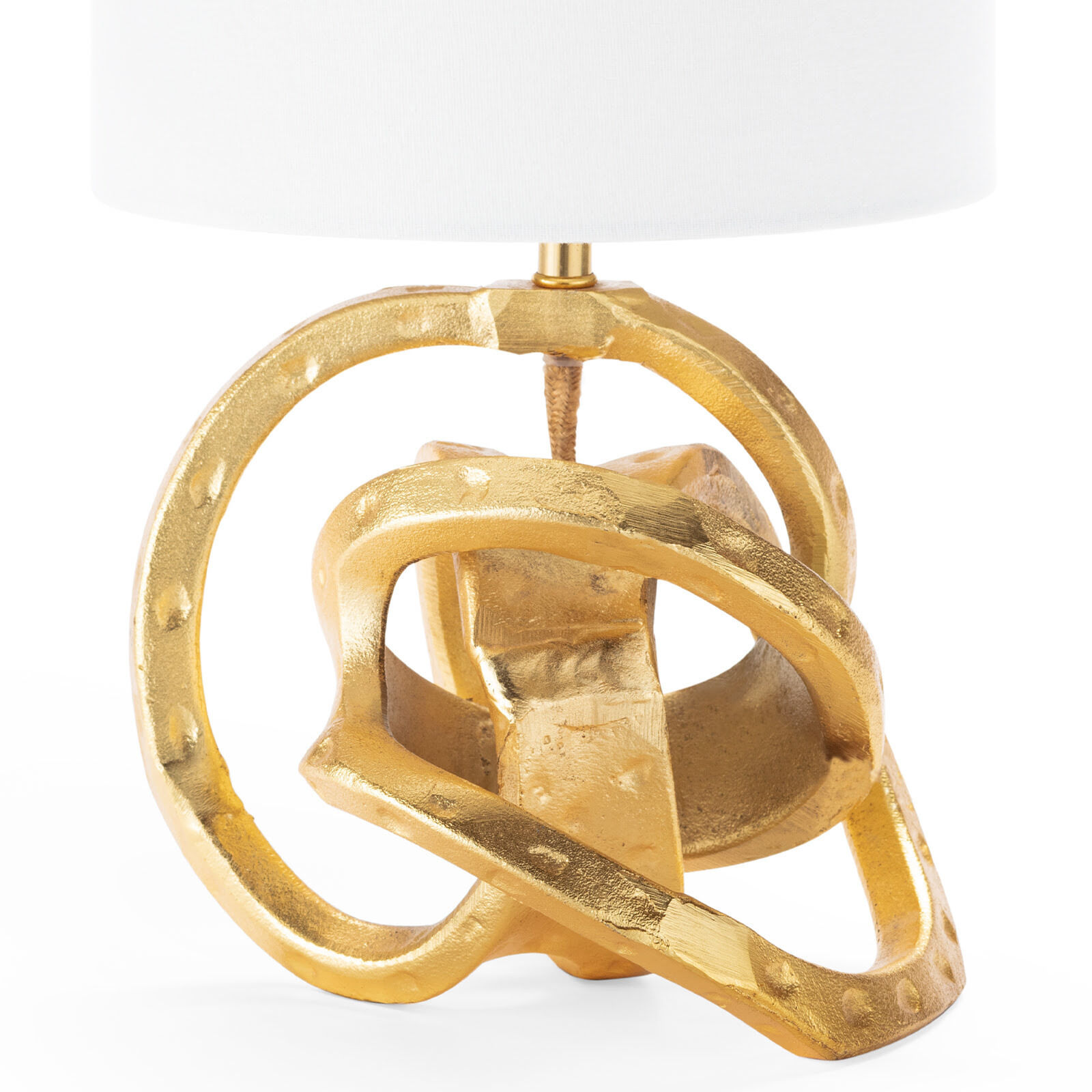 Knot 17.5 inch 100.00 watt Gold Mini Lamp Portable Light