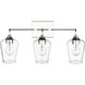 Gladys 3 Light 23 inch Polished Nickel Vanity Light Wall Light