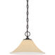 Treme 1 Light 13 inch Espresso Pendant Ceiling Light