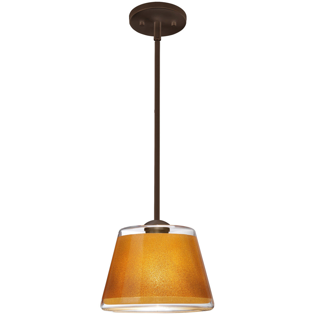 Pica 9 LED Bronze Stem Pendant Ceiling Light