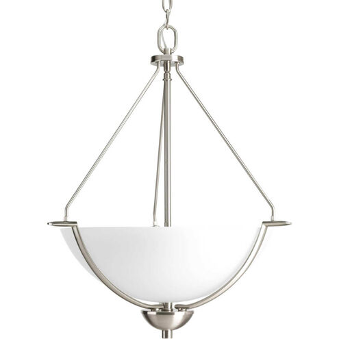 Annette St 3 Light Brushed Nickel Pendant Ceiling Light